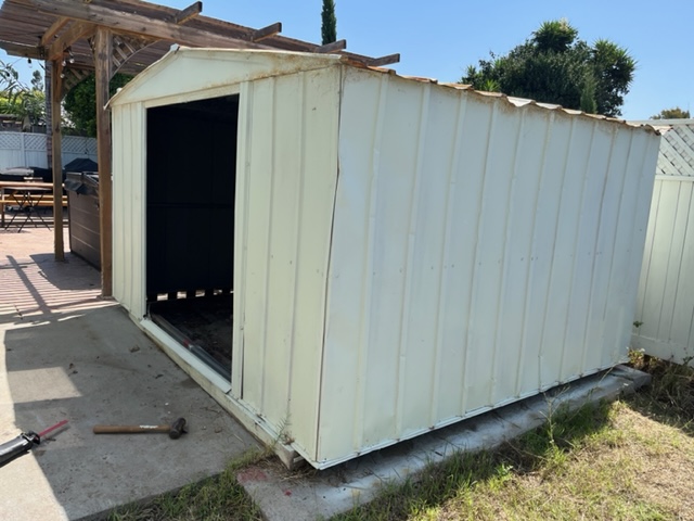 Shed removal in San Diego